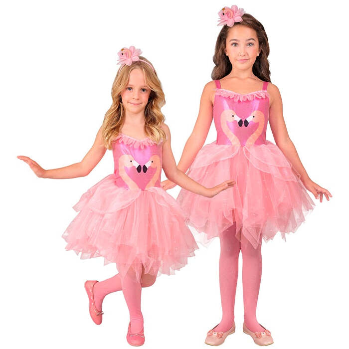 Flamingo  Tutu Dress, Headband 