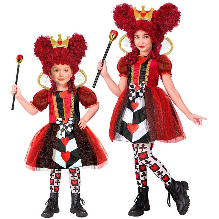 Queen Of Hearts  Dress, Crown 
