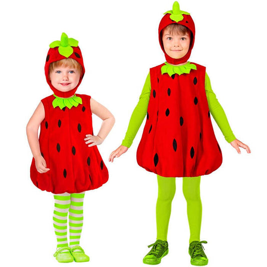 Strawberry  Jumpsuit, Headpiece 