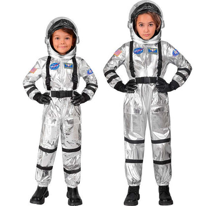 Silver Astronaut  Jumpsuit, Helmet 