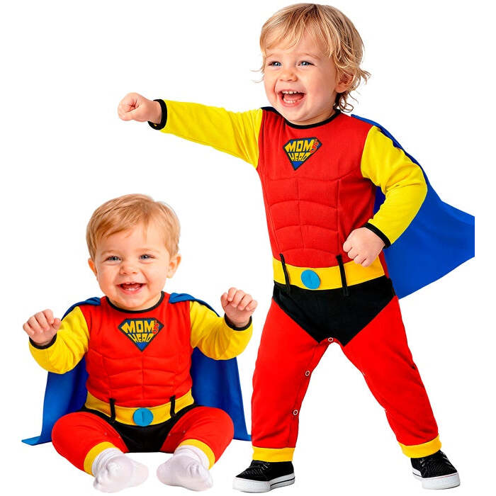 Super Baby  Jumpsuit With Cape 
