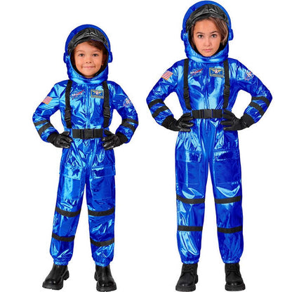 Blue Astronaut  Jumpsuit, Helmet 