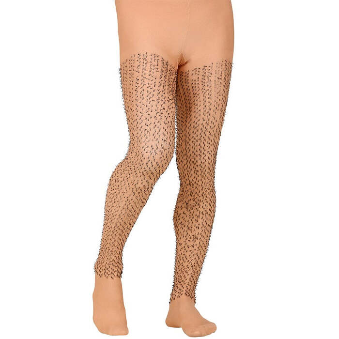 Hairy Pantyhose Man Size - 60 Den