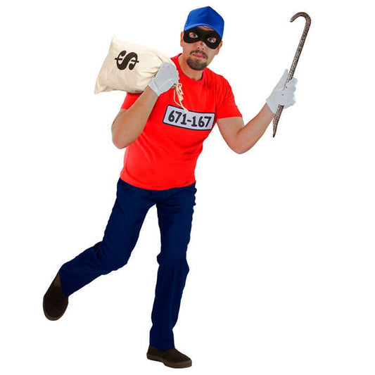 Burglar  T-Shirt, Gloves, Eyemask, Cap 