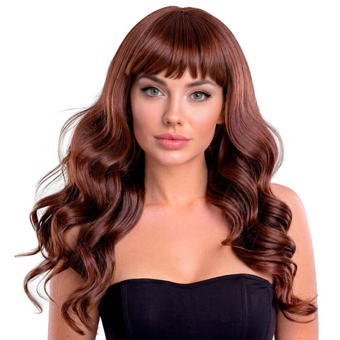 Brown Bella Wig In Box
