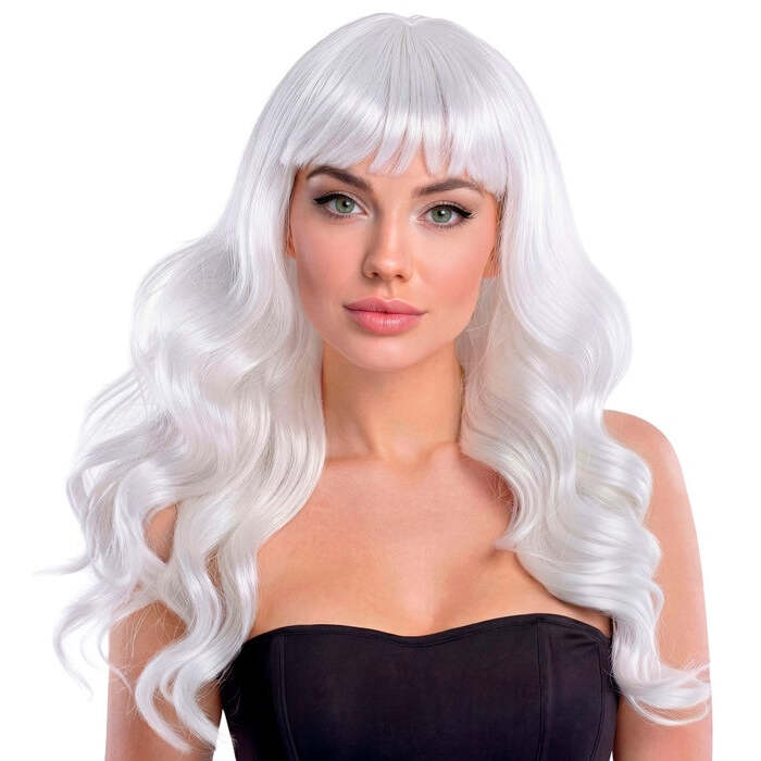 White Bella Wig In Box