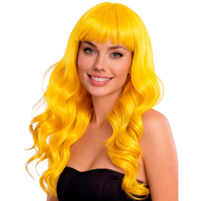 Yellow Bella Wig In Box