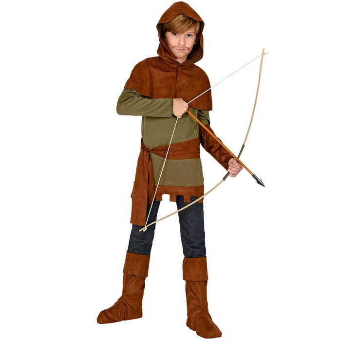 Robin Of Sherwood  Coat, Arm Guard, Hooded Capelet, Belt, Boot Covers 