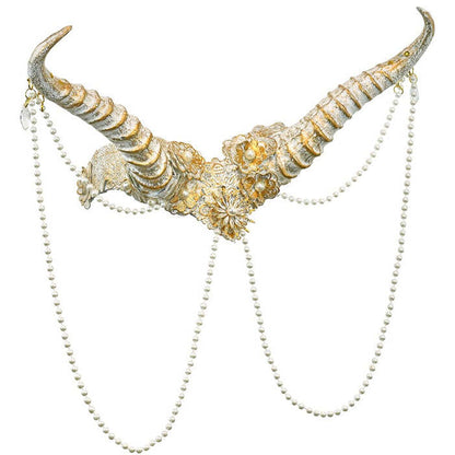 Headpiece Horns White