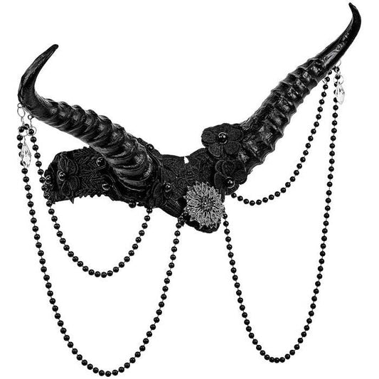 Headpiece Horns Black