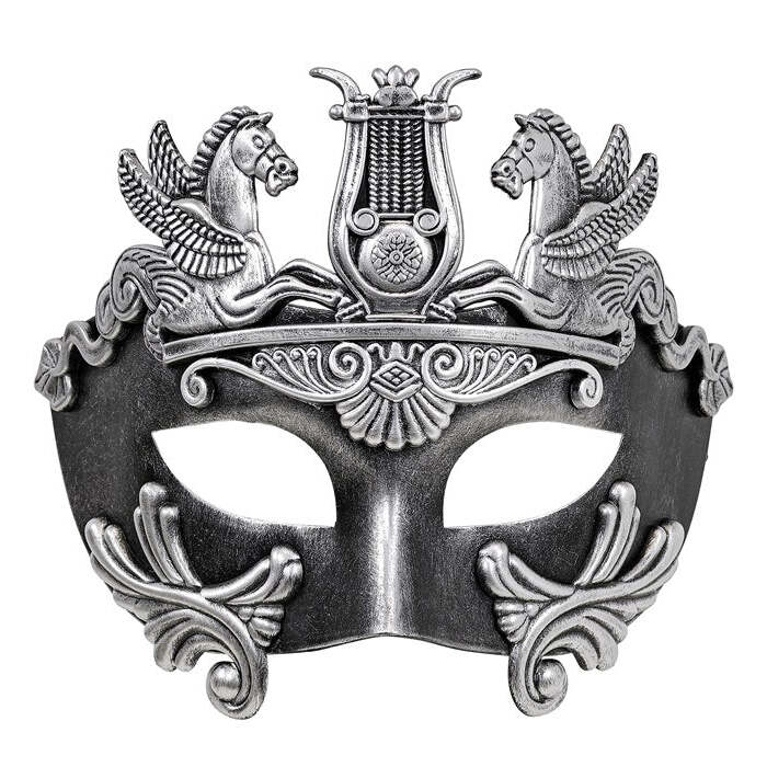 Eyemask Greek Roman Silver