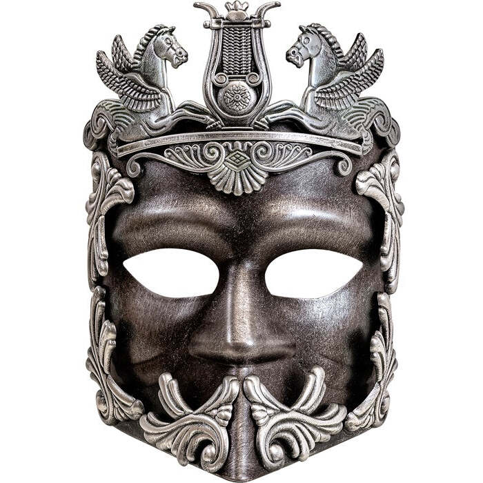 Mask Greek Roman Silver