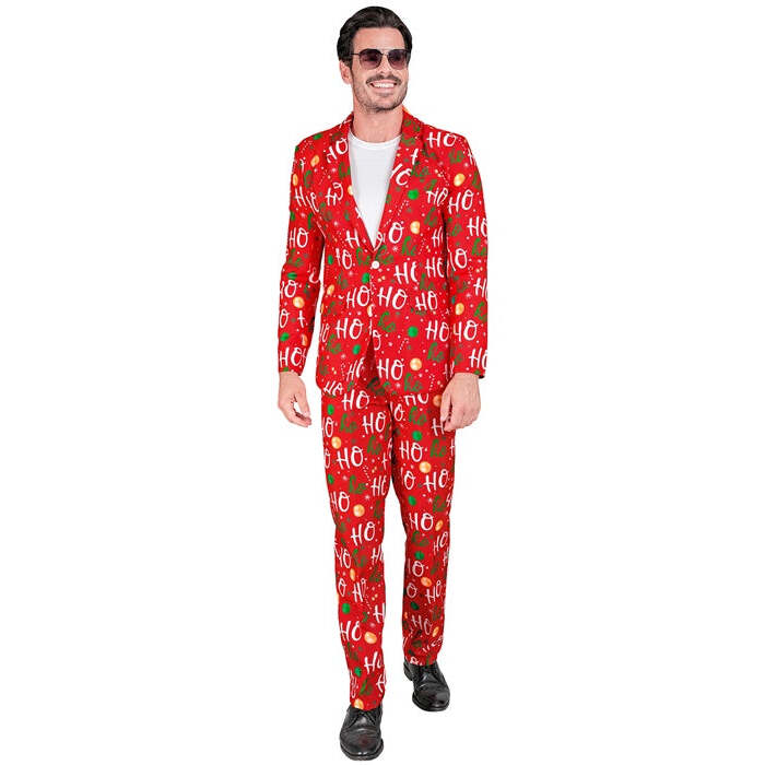 Merry Christmas Party Fashion Suit  Jacket, Pants 