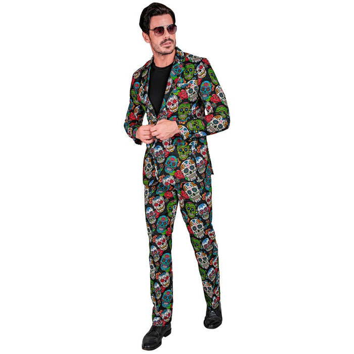 Dia De Los Muertos Party Fashion Suit  Jacket, Pants 