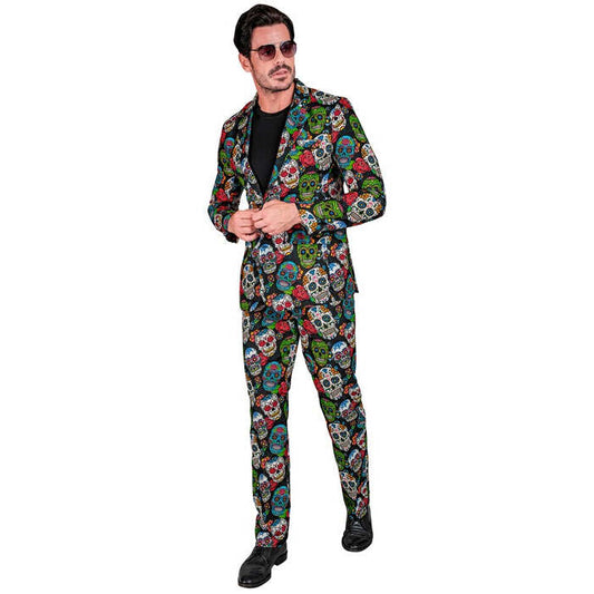 Dia De Los Muertos Party Fashion Suit  Jacket, Pants 