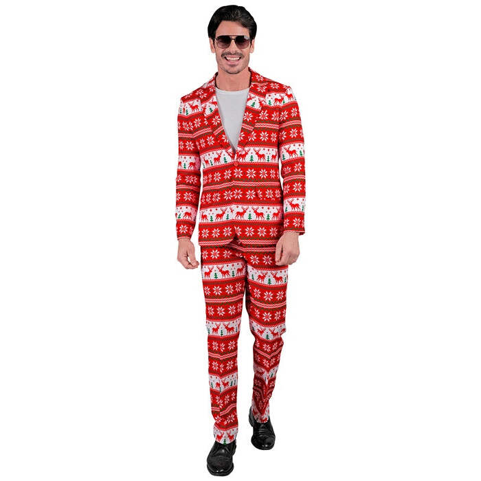 Merry Christmas Party Fashion Suit  Jacket, Pants 