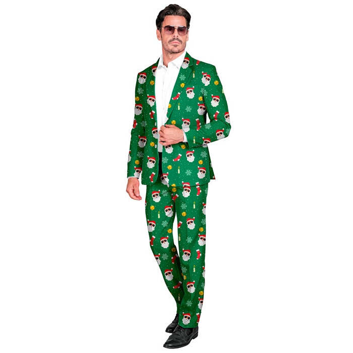 Santa Claus Party Fashion Suit  Jacket, Pants 
