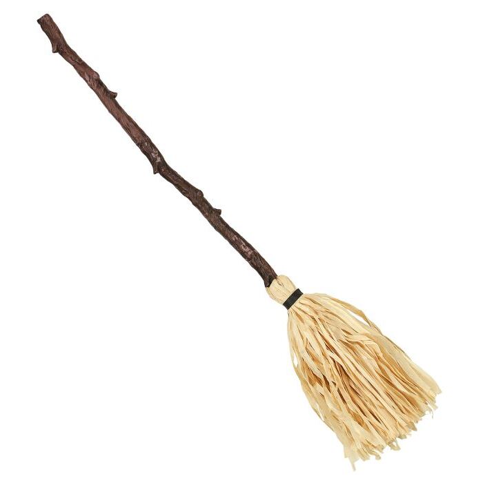Collapsible Crooked Witch Broom 138 Cm