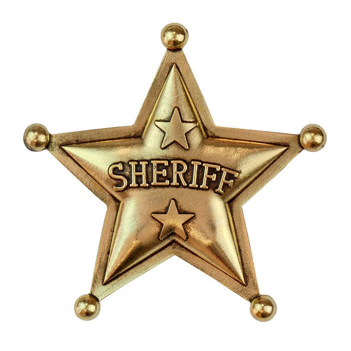 Authentic Sheriff Star