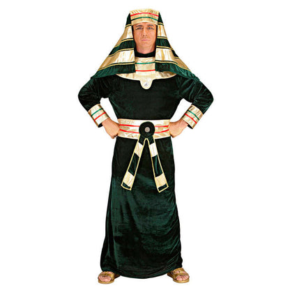 Pharaoh  Robe With Collar, Belt, Headpiece 