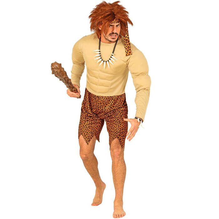 Jungle Man  Jumpsuit With Muscles, Headband 