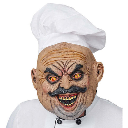 Evil Cook Full Head Mask With Hat