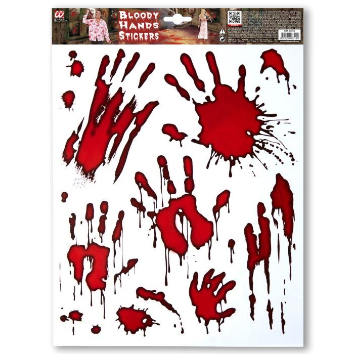 Bloody Hands Stickers