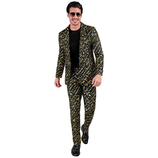 Happy New Year Party Fashion Suit  Jacket, Pants 
