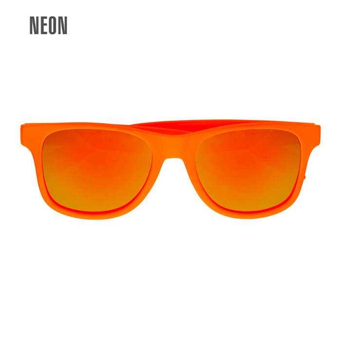 80'S Neon Orange Glasses With Revo Lenses