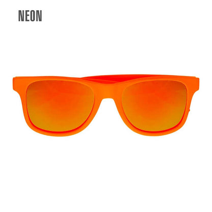 80'S Neon Orange Glasses With Revo Lenses