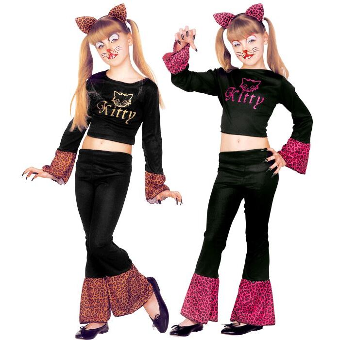 Kitty 2 Colors Ass.  Shirt, Pants, Ears 
