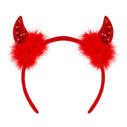 Red Sequin Horns
