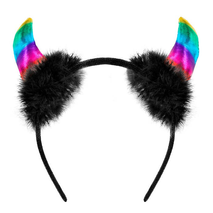 Rainbow Metallic Horns