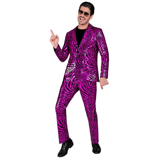 Pink Animalier Party Fashion Suit  Jacket, Pants 
