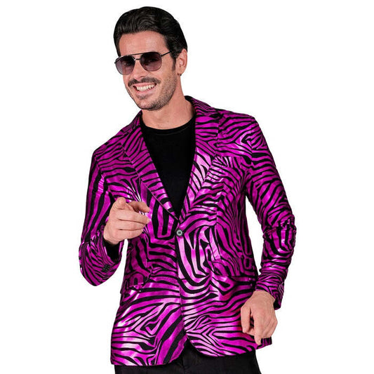 Pink Animalier Party Fashion Jacket  Jacket 