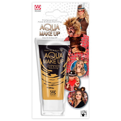 Dark Beige Aqua Makeup In Tube - 30 Ml