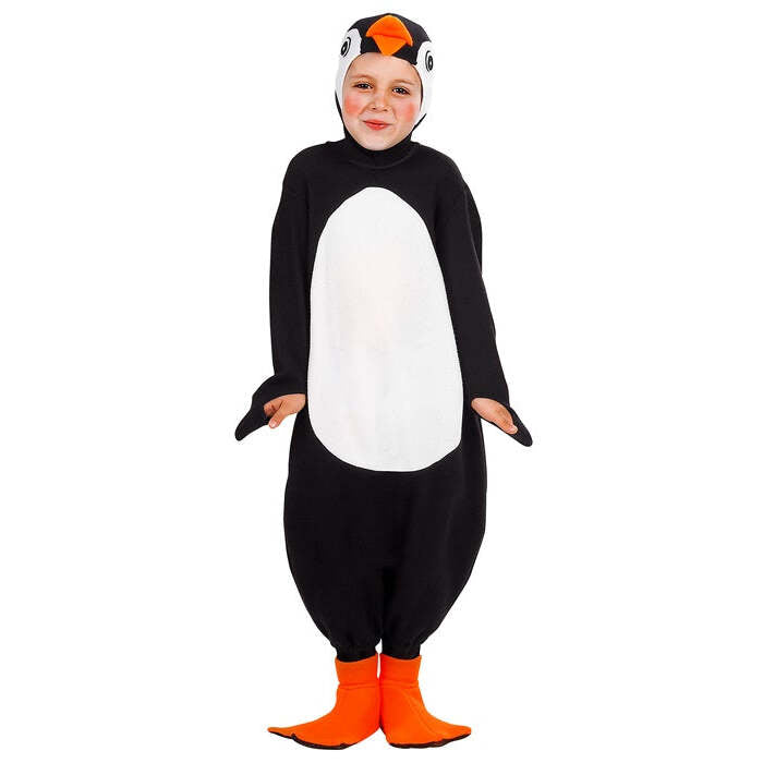 Penguin  Jumpsuit, Headpiece, Paws 