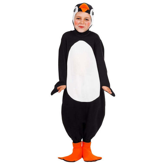 Penguin  Jumpsuit, Headpiece, Paws 
