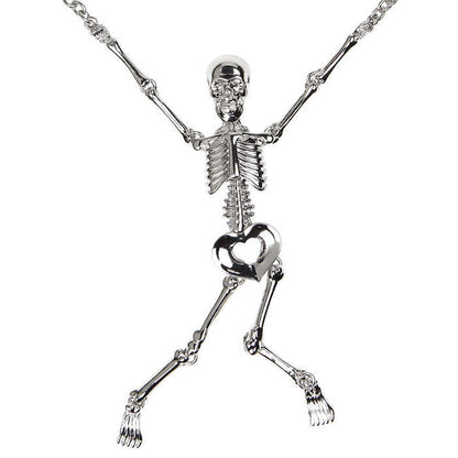Silver Skeleton Necklace