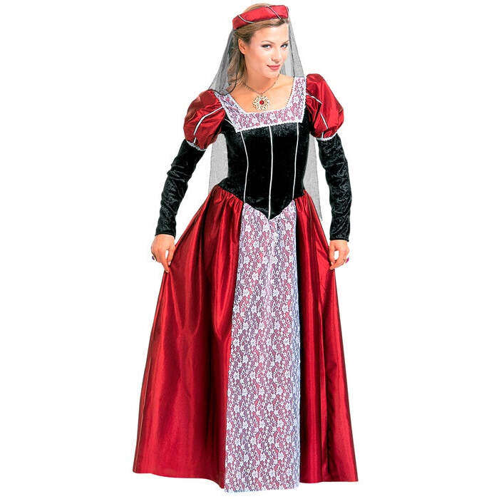 Castle Beauty  Dress, Headpiece With Veil 