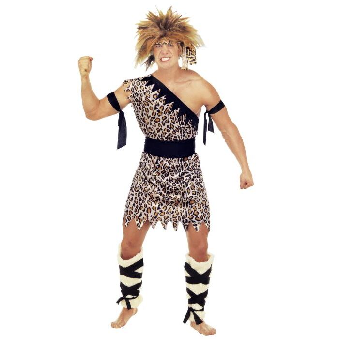 Caveman Velvet  Tunic, Belt, Jambs, Armbands, Headband 