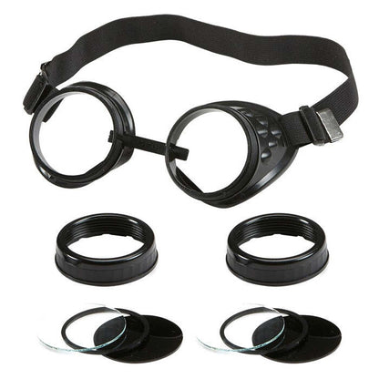 Welder / Expeditioner / Aviator Glasses With Multiple Lenses
