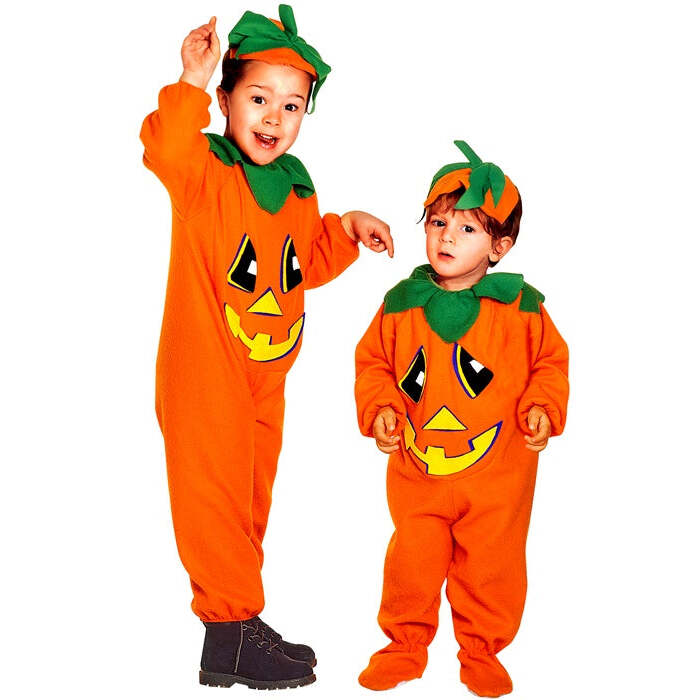 Pumpkin  Jumpsuit, Headpiece 