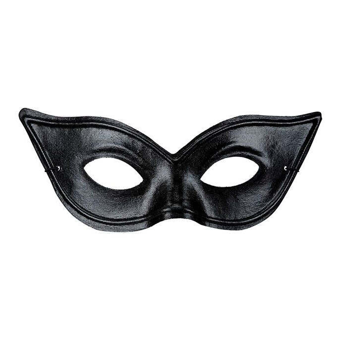 Shiny Black Cat Eye S&M Eyemask
