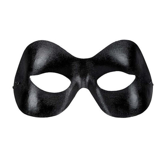 Unisex Shiny Black Fidelio S&M Eyemask
