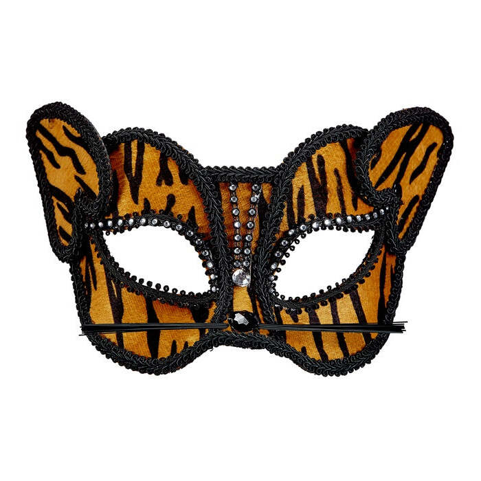 Tiger Eyemask With Strass