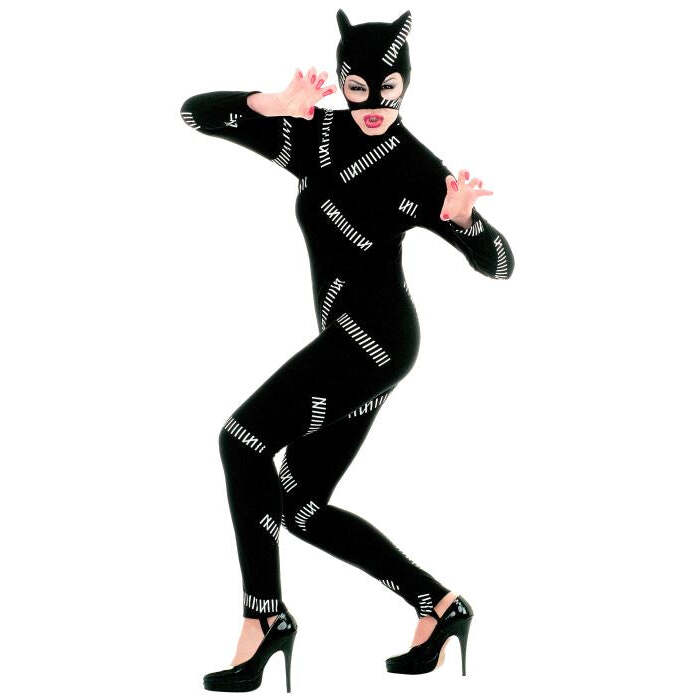 Cat Girl  Jumpsuit, Mask 