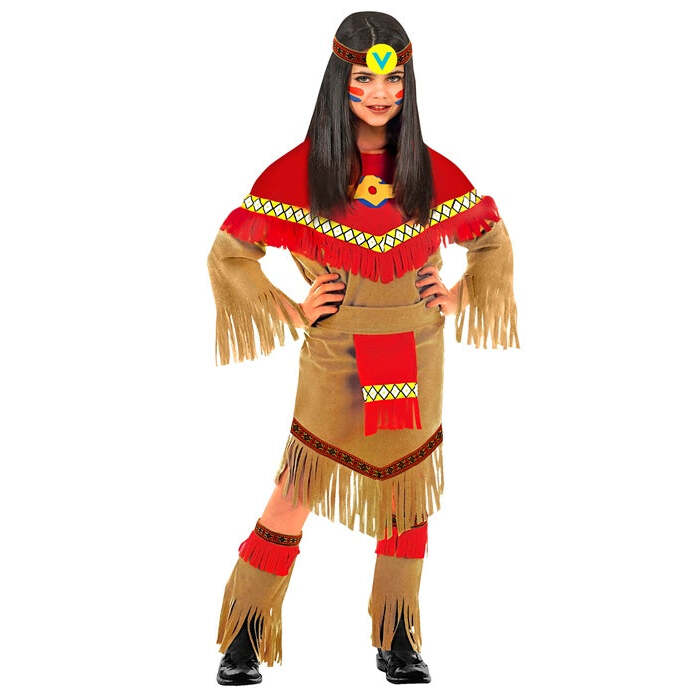 Native Indian  Dress, Belt, Boot Covers, Headband 