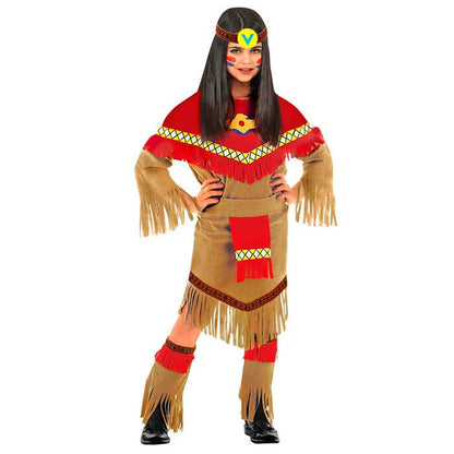 Native Indian  Dress, Belt, Boot Covers, Headband 