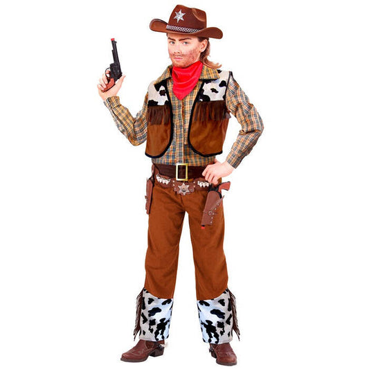 Cowboy  Shirt, Vest, Pants, Belt, Bandana 